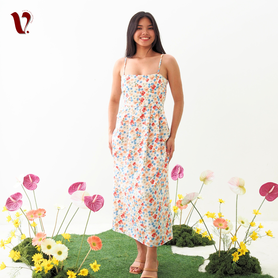 Serenity Premium Midi Dress