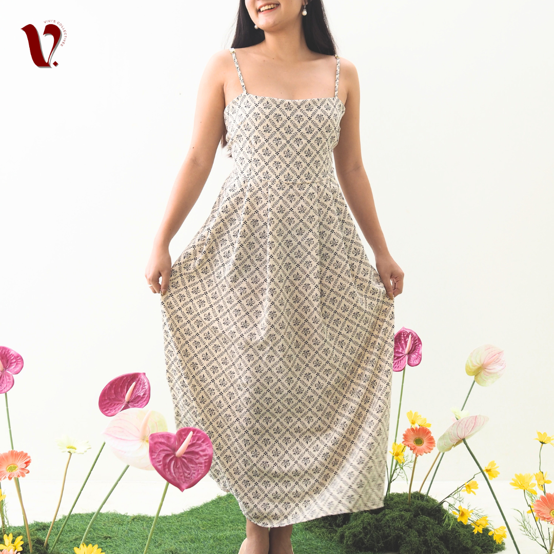 Serenity Premium Midi Dress