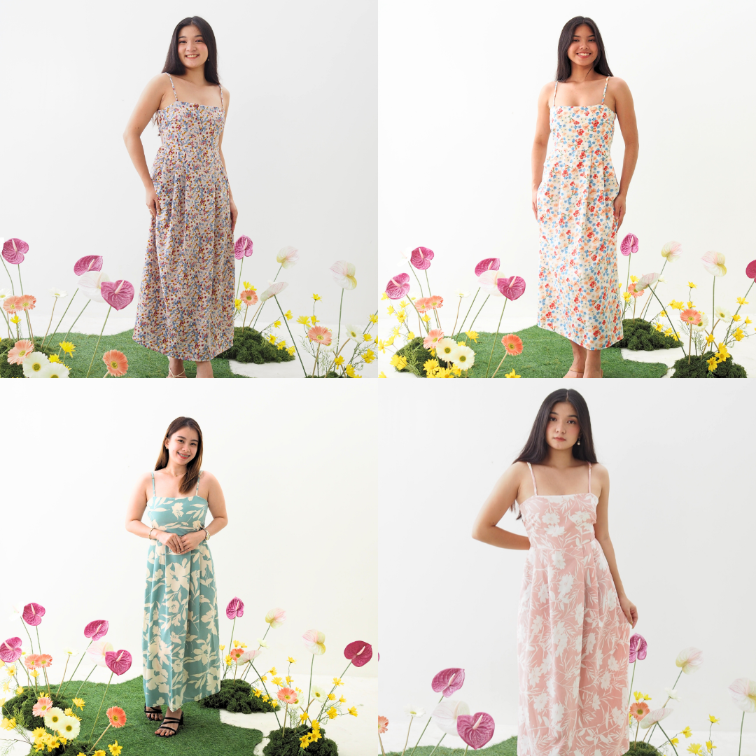 Serenity Premium Midi Dress