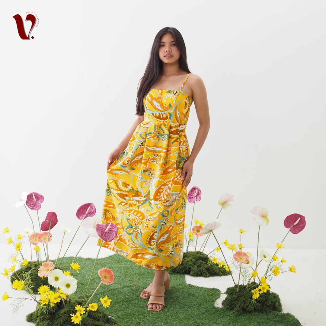 Serenity Premium Midi Dress