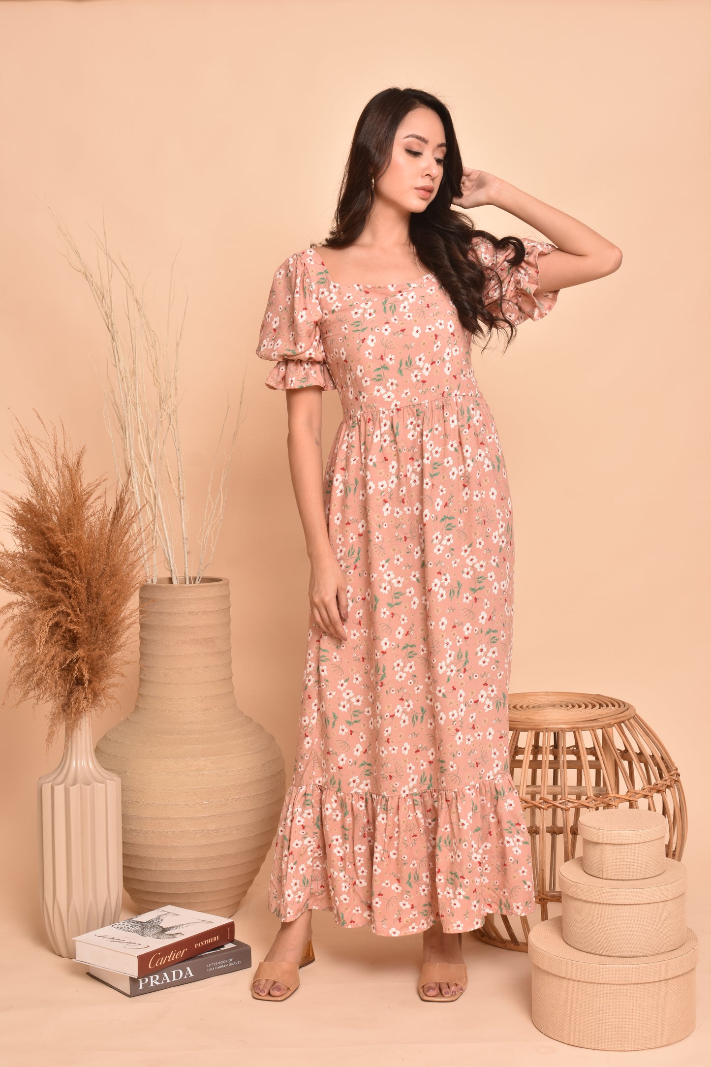 Sabrina Printed Maxi Dress