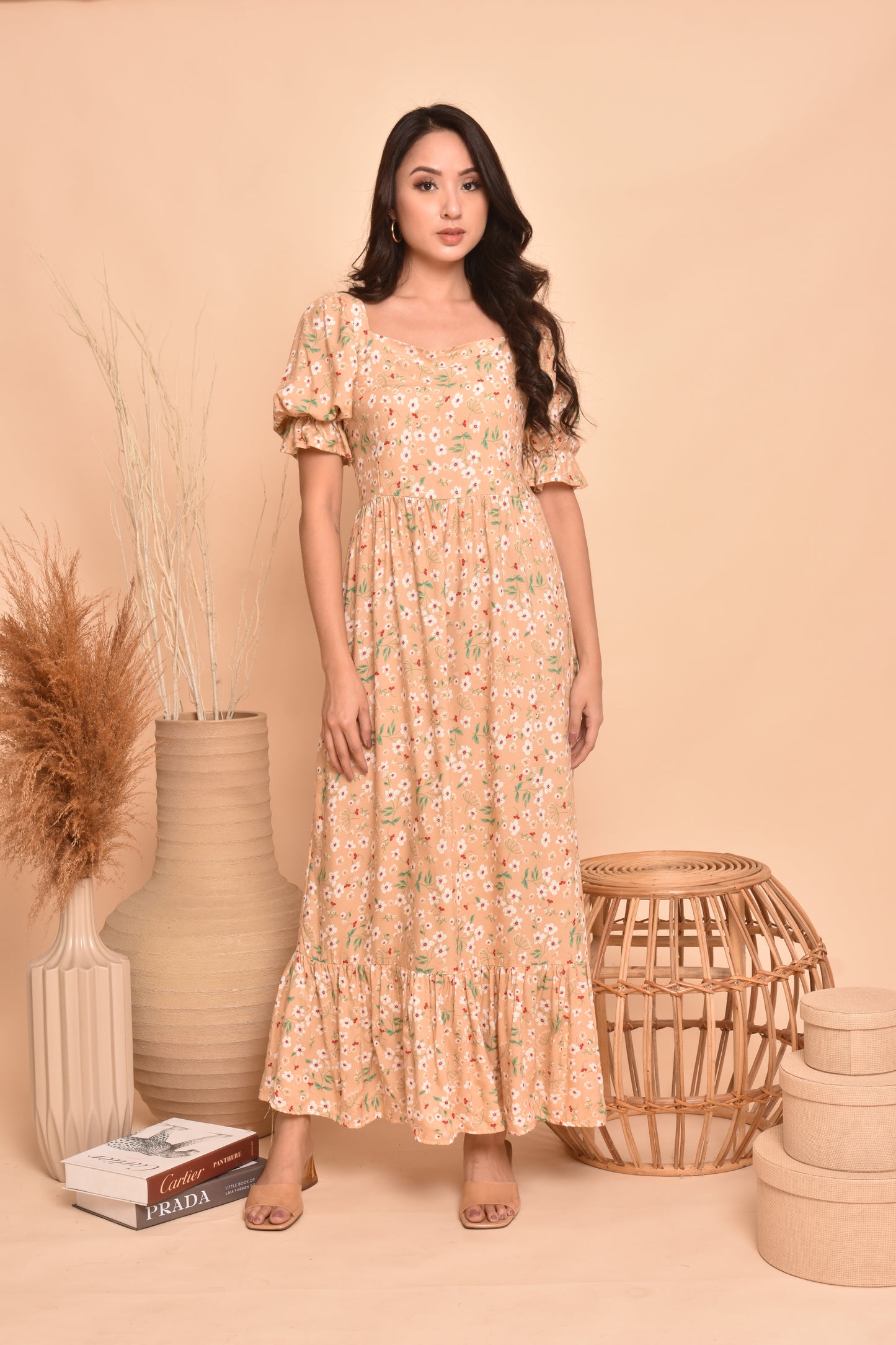 Sabrina Printed Maxi Dress