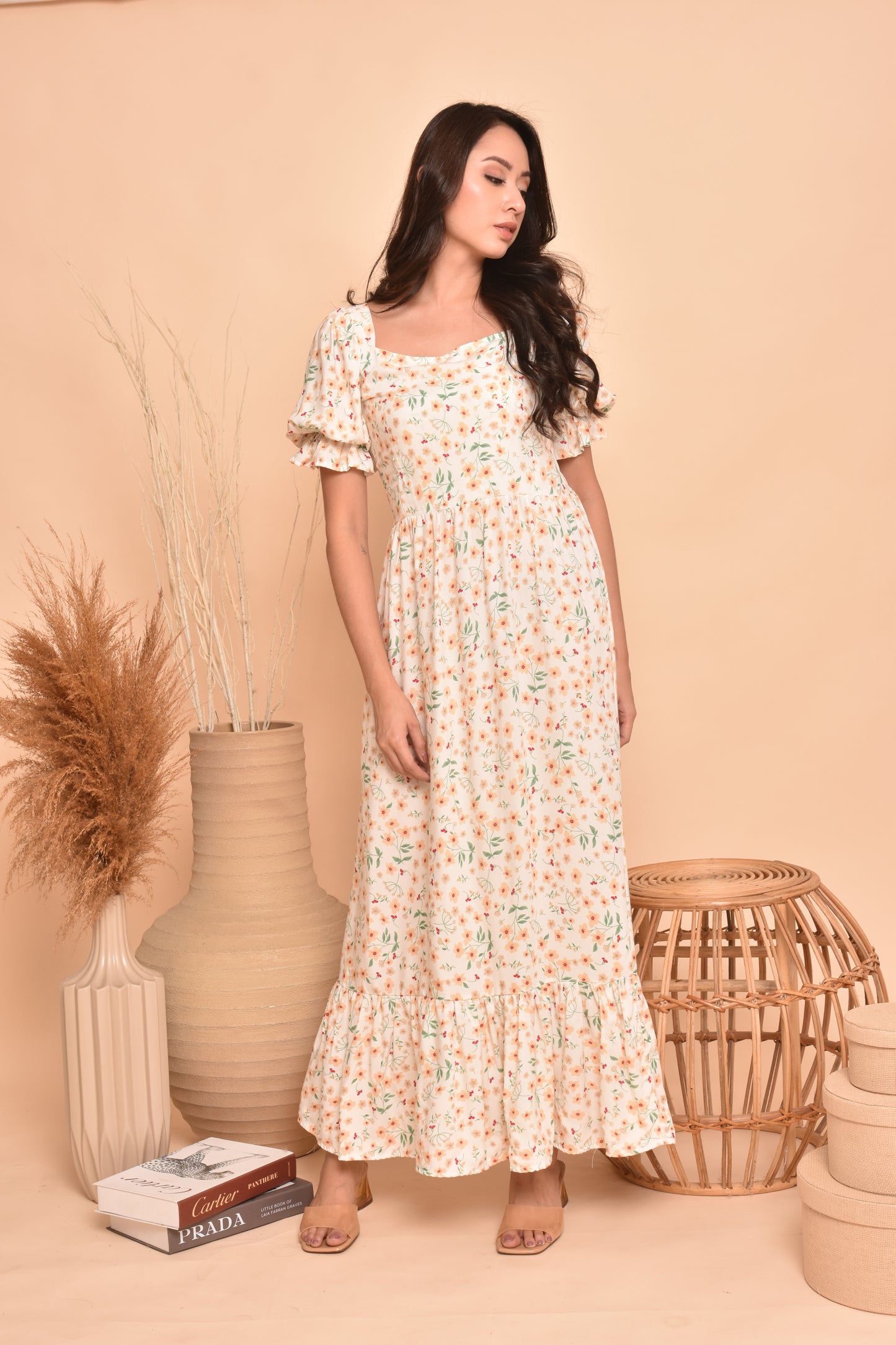 Sabrina Printed Maxi Dress