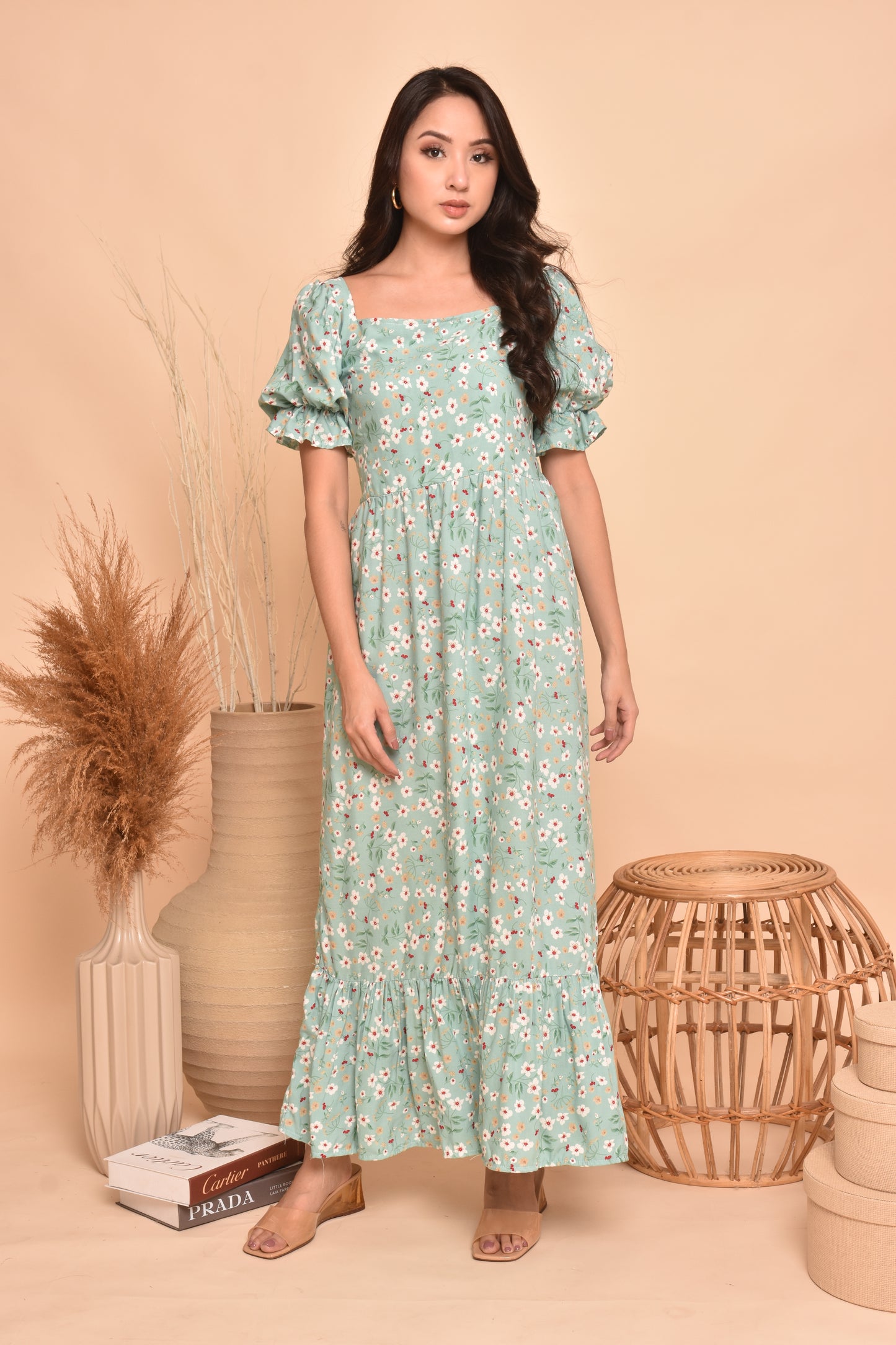 Sabrina Printed Maxi Dress