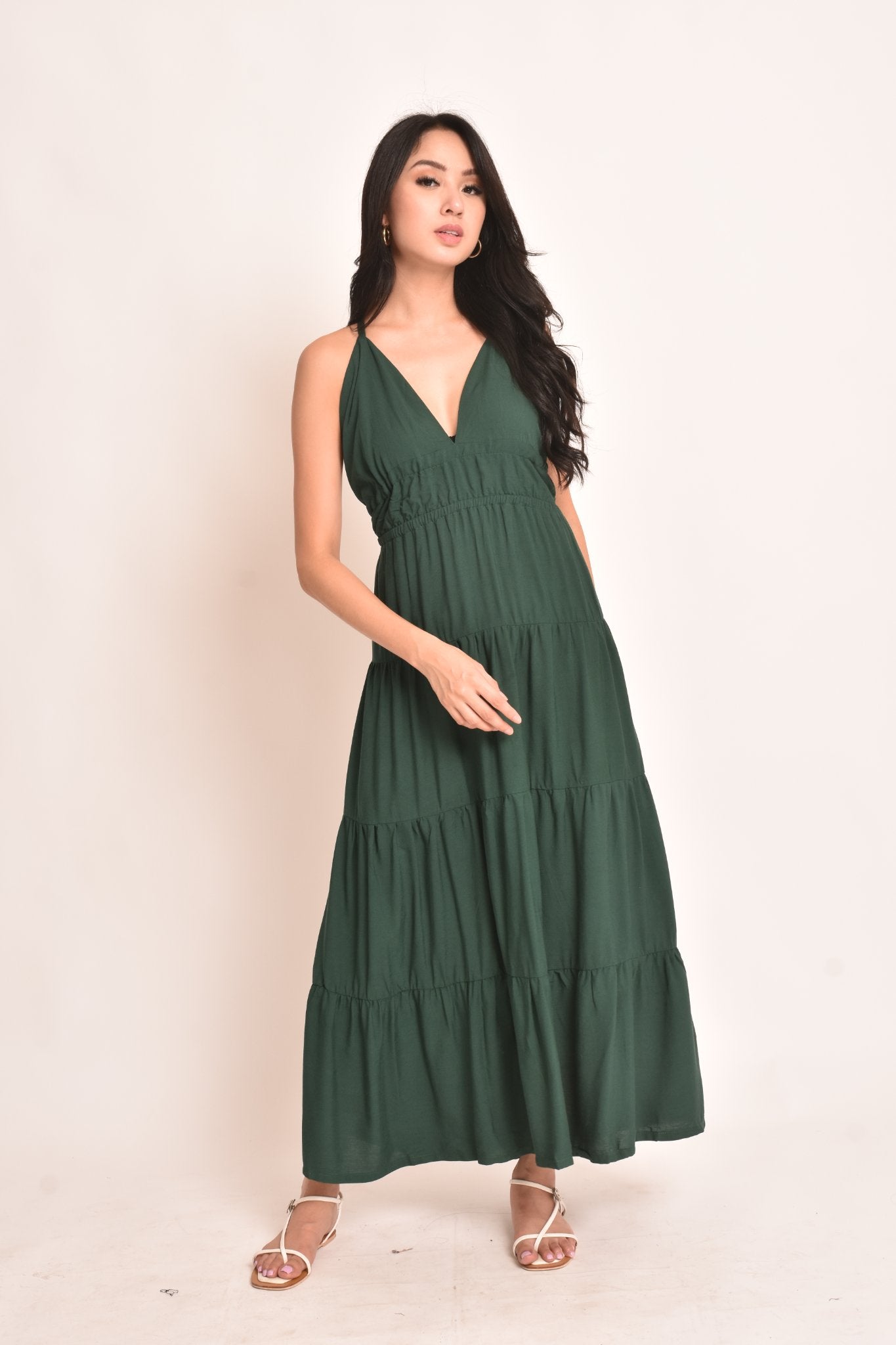 Savannah Plain Maxi Dress