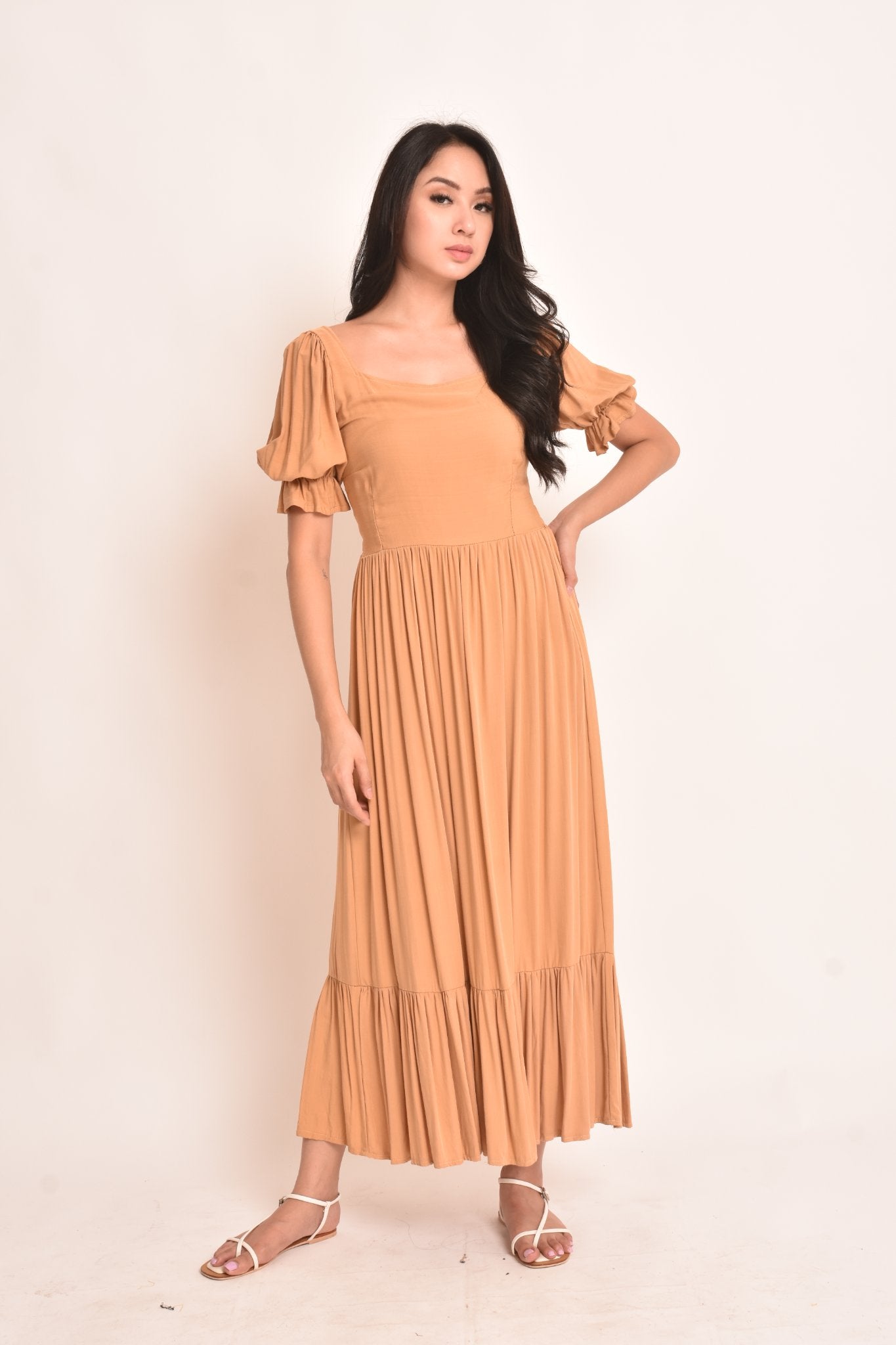 Sabrina Plain Maxi Dress