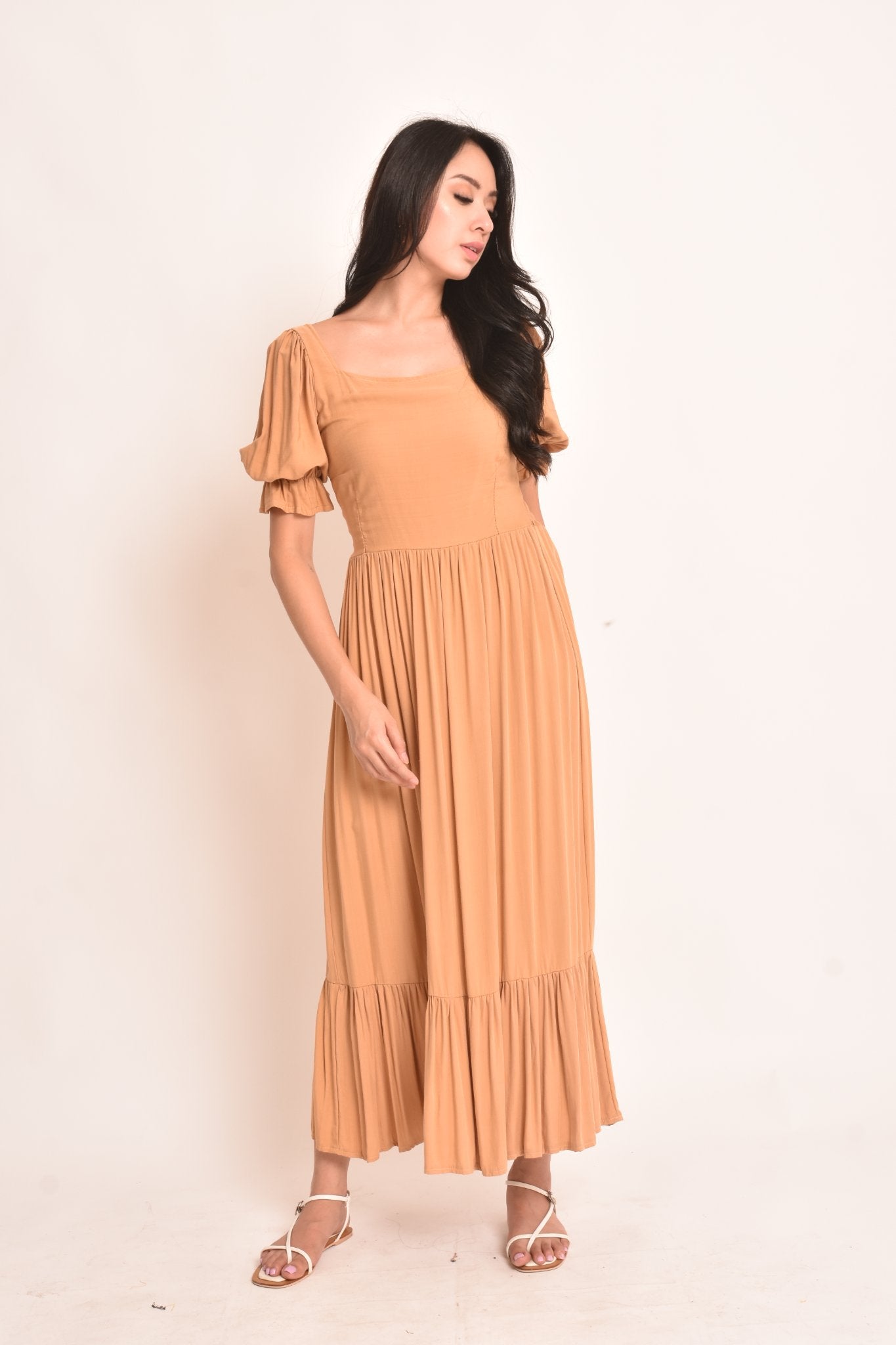 Sabrina Plain Maxi Dress