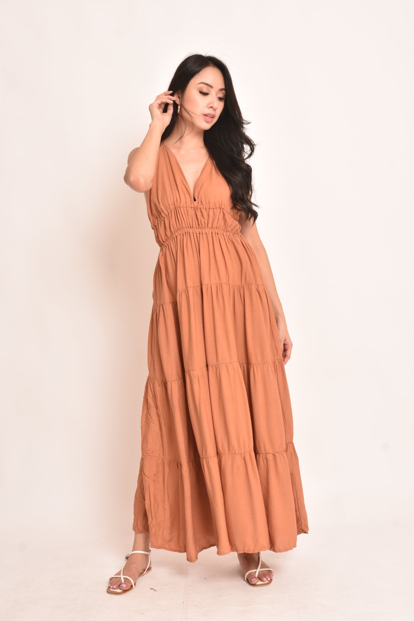 Savannah Plain Maxi Dress