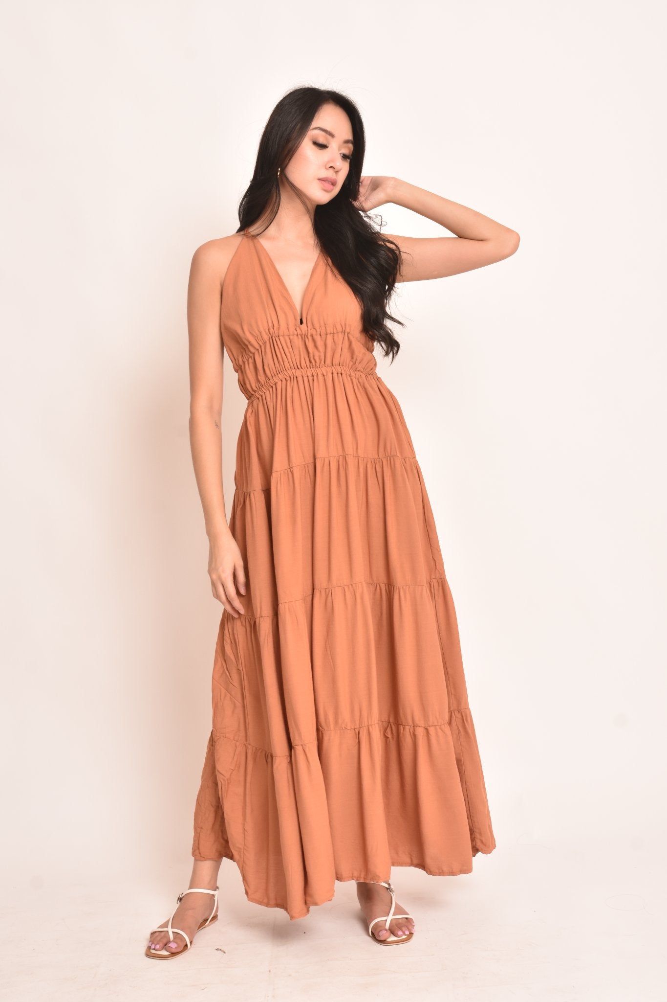 Savannah Plain Maxi Dress