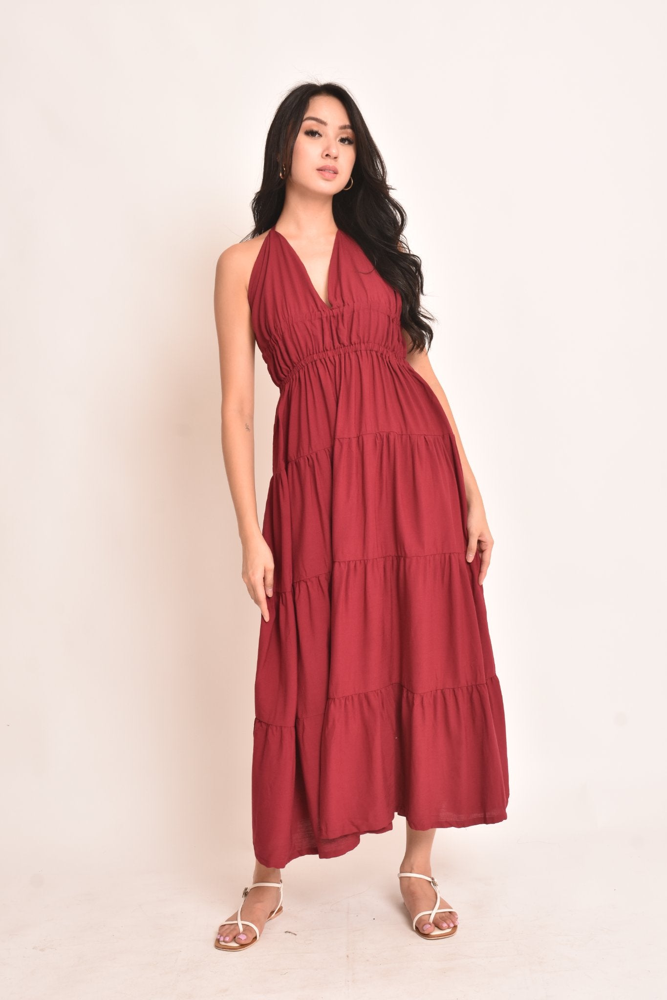 Savannah Plain Maxi Dress