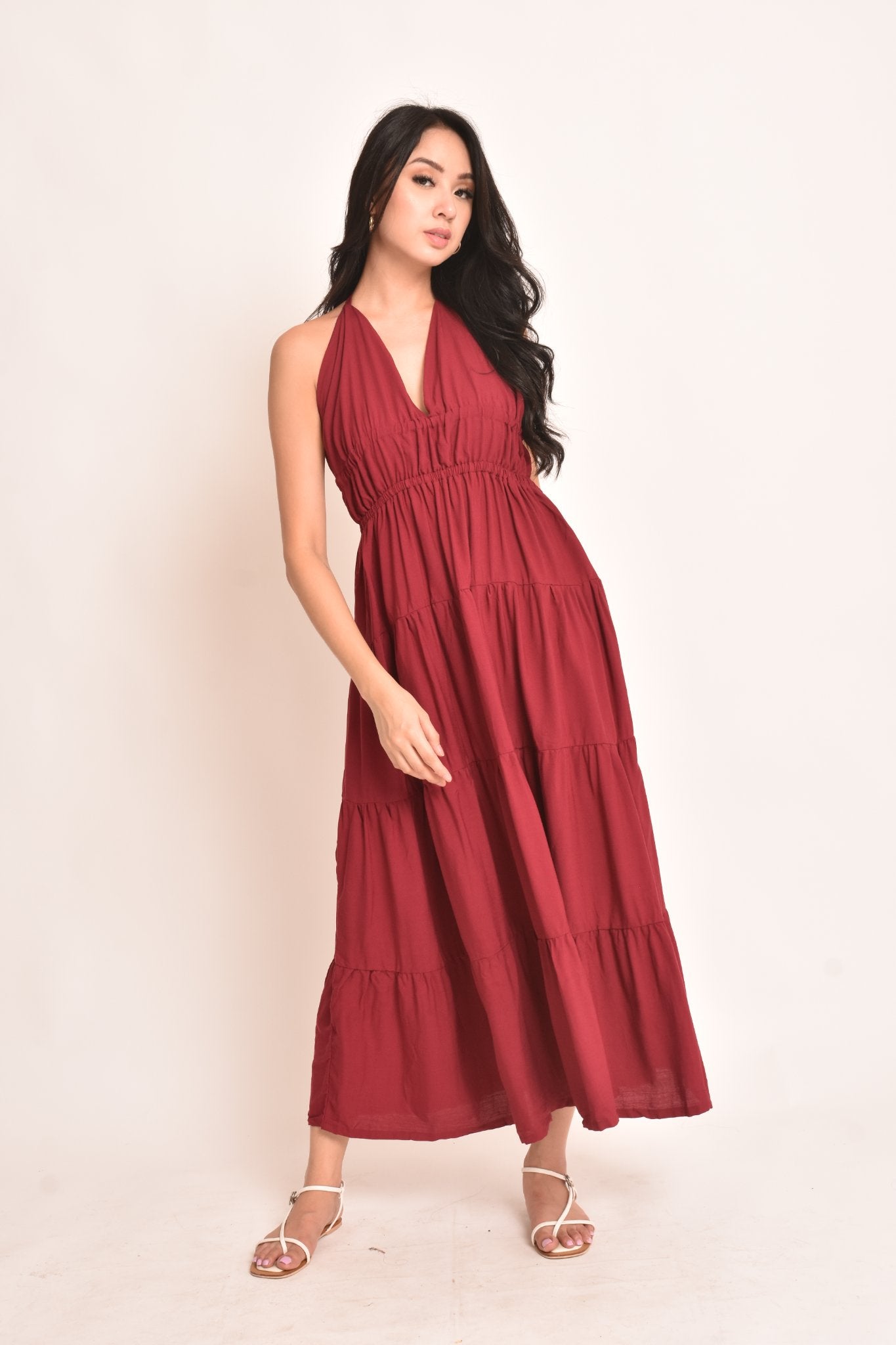 Savannah Plain Maxi Dress