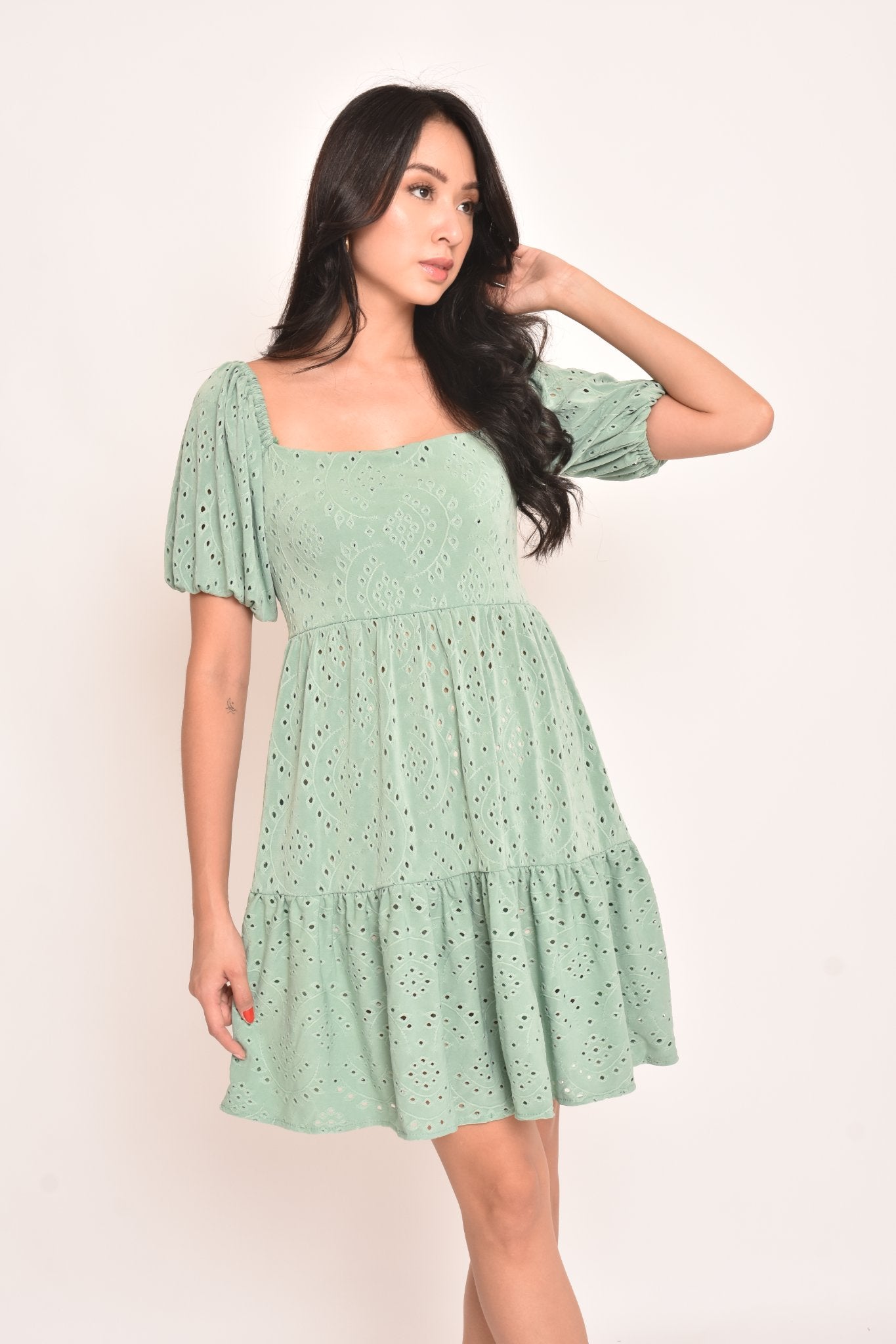 Scarlette Midi Dress Eyelet