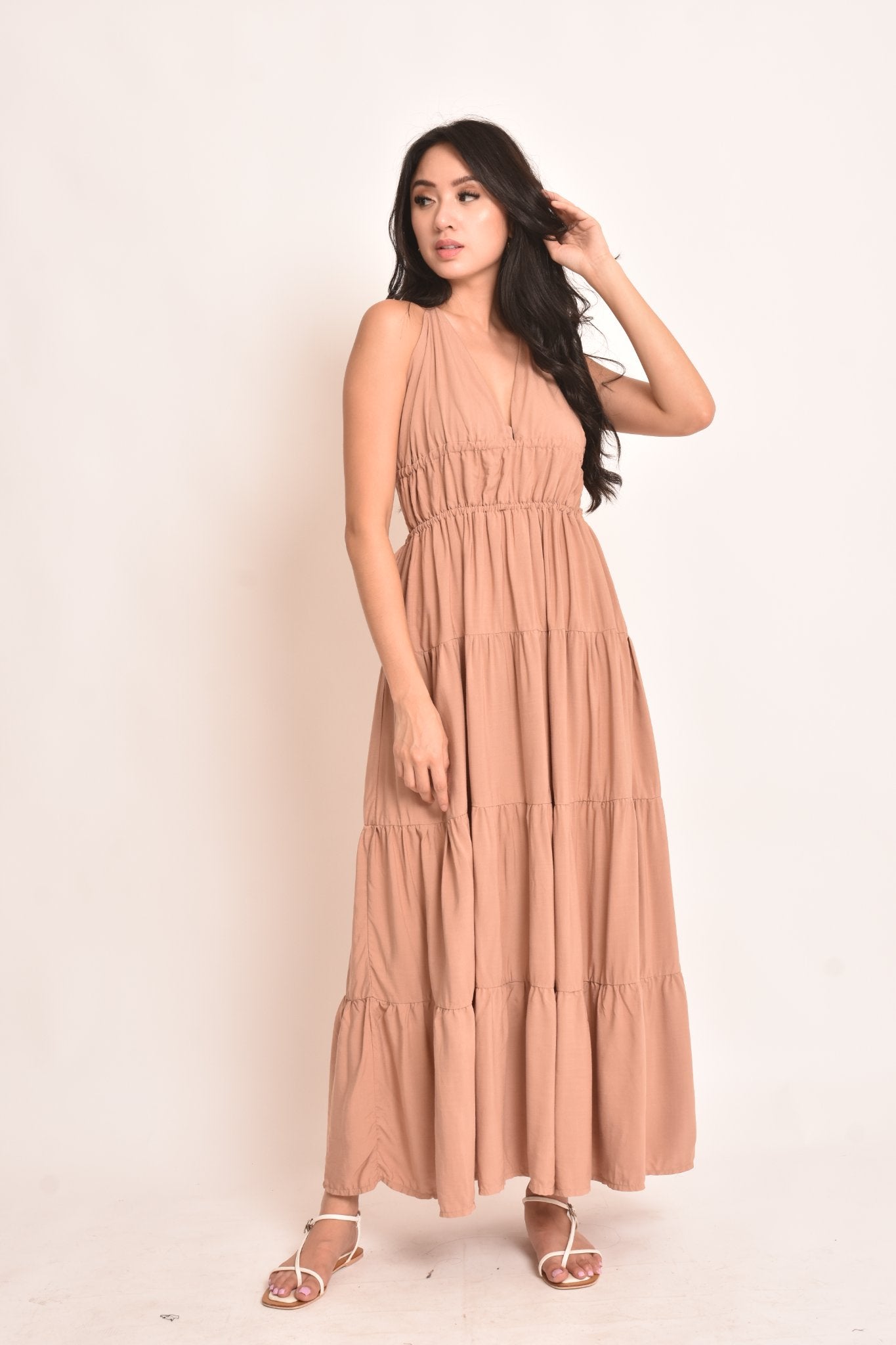 Savannah Plain Maxi Dress