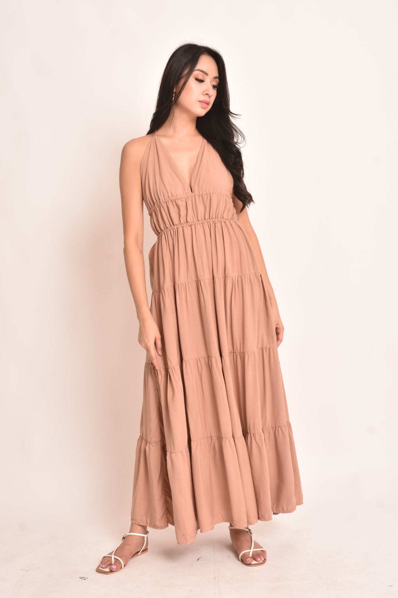 Savannah Plain Maxi Dress