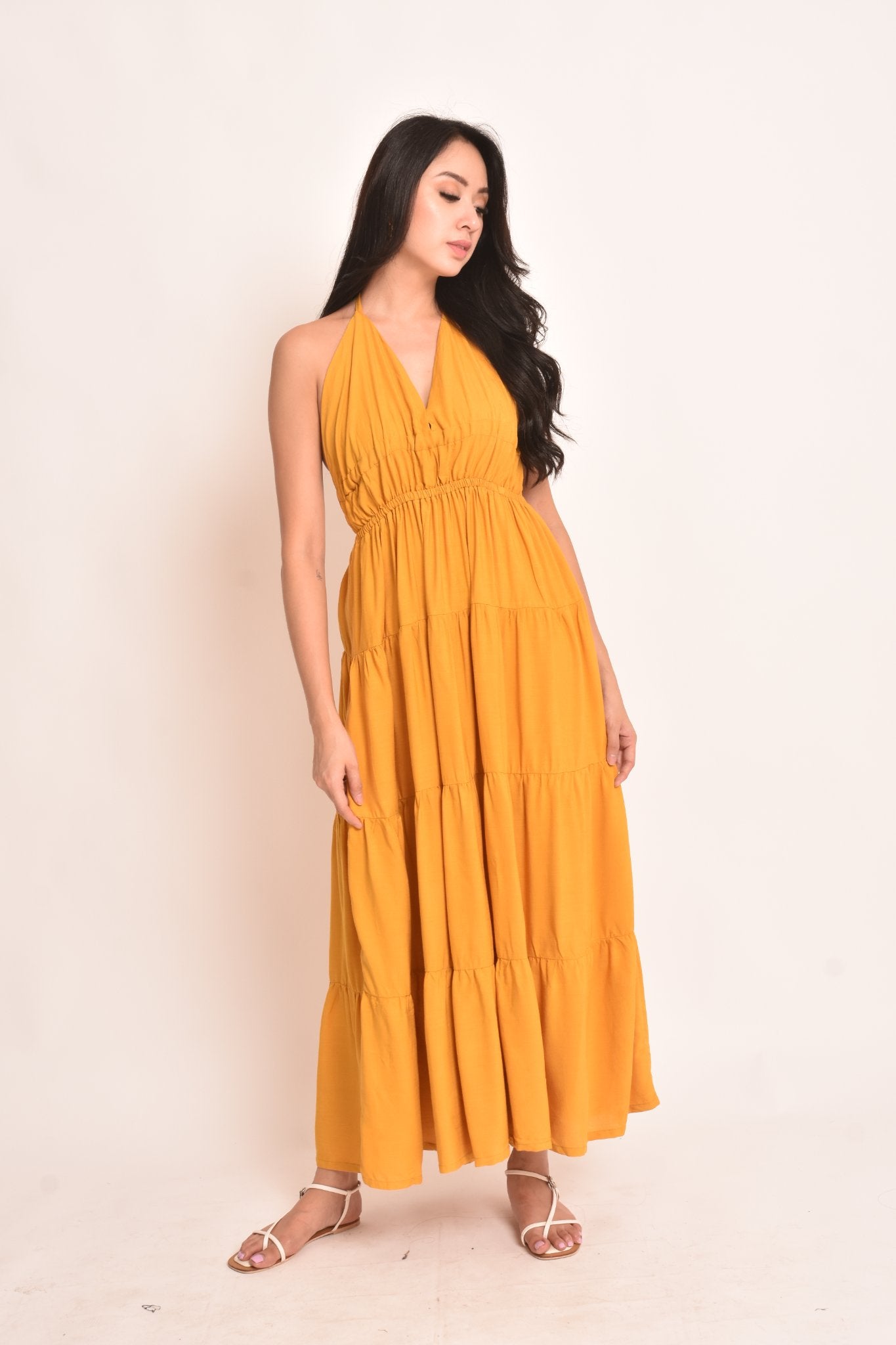 Savannah Plain Maxi Dress