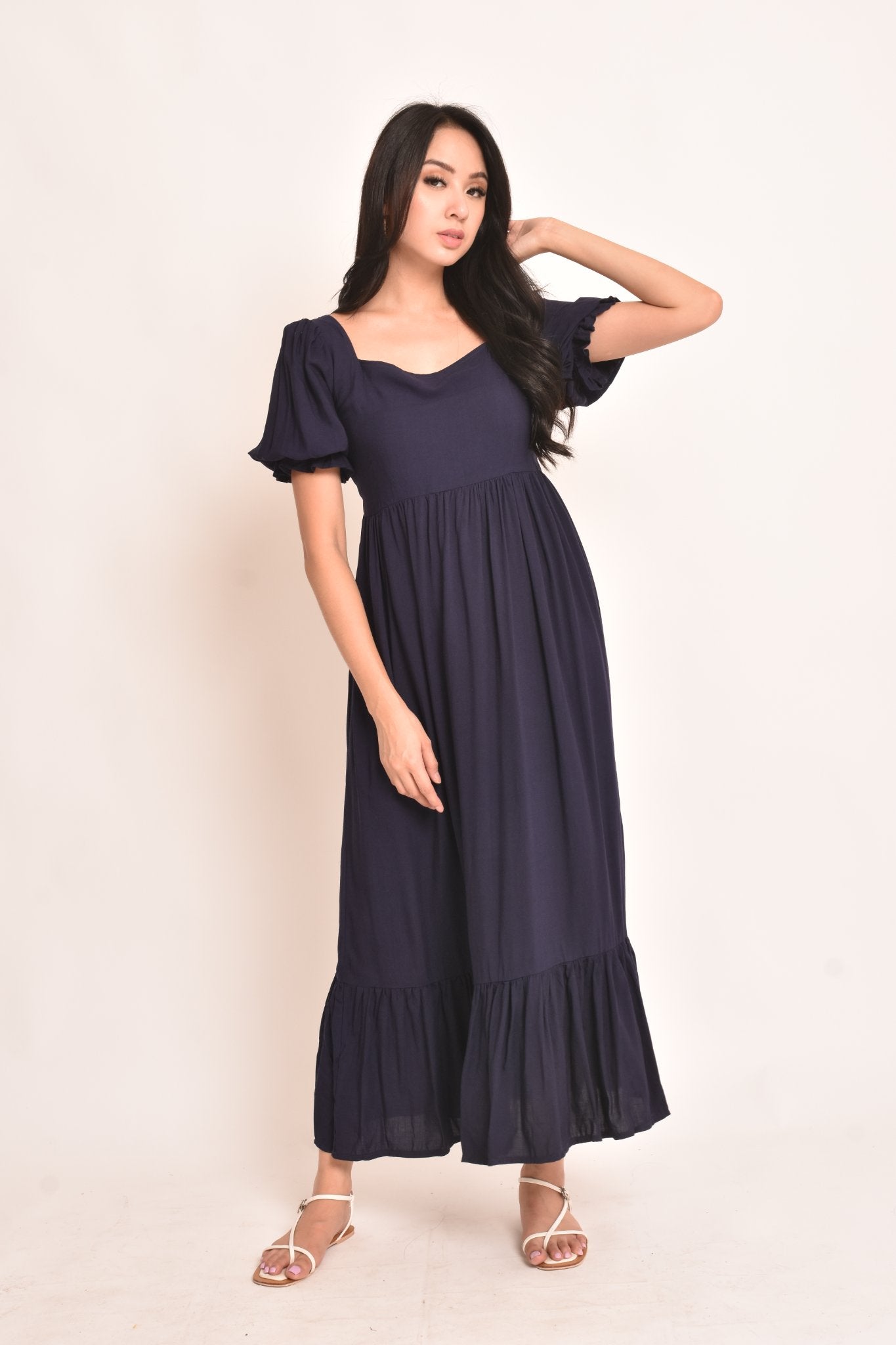 Sabrina Plain Maxi Dress