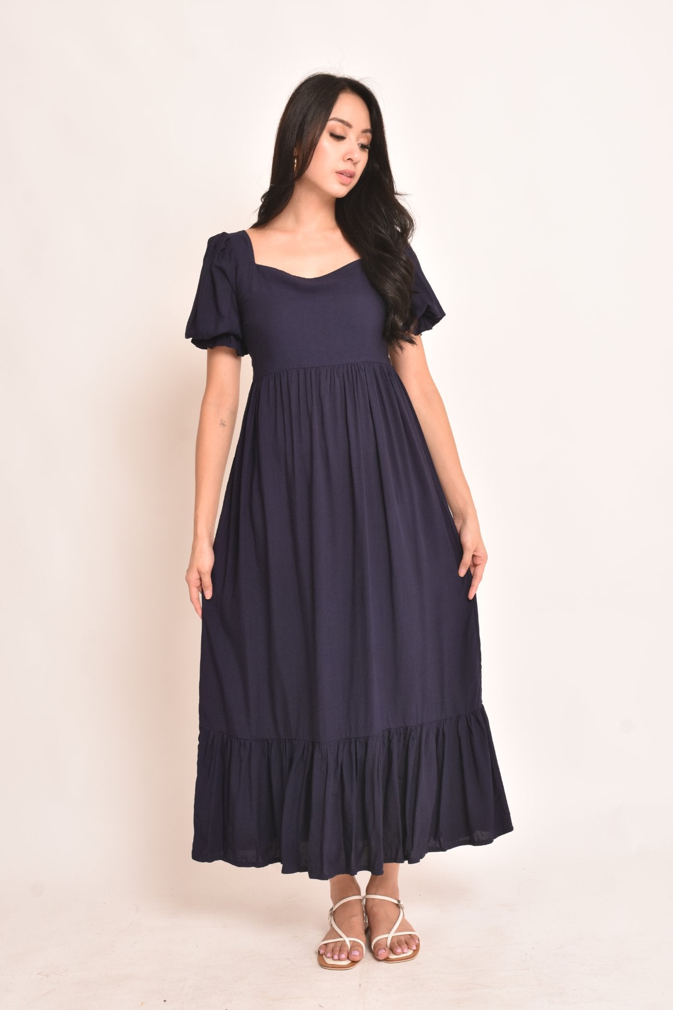 Sabrina Plain Maxi Dress