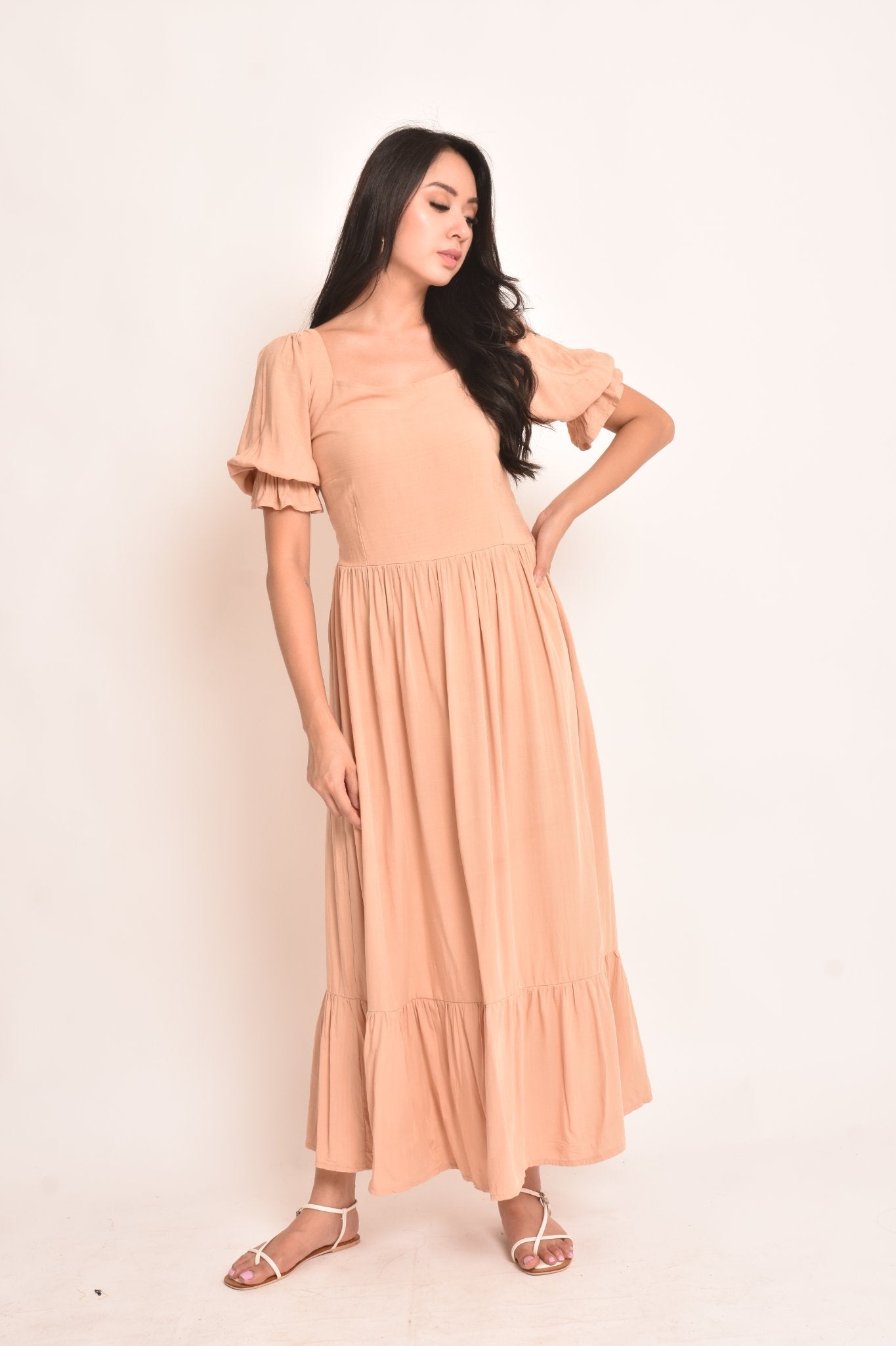 Sabrina Plain Maxi Dress