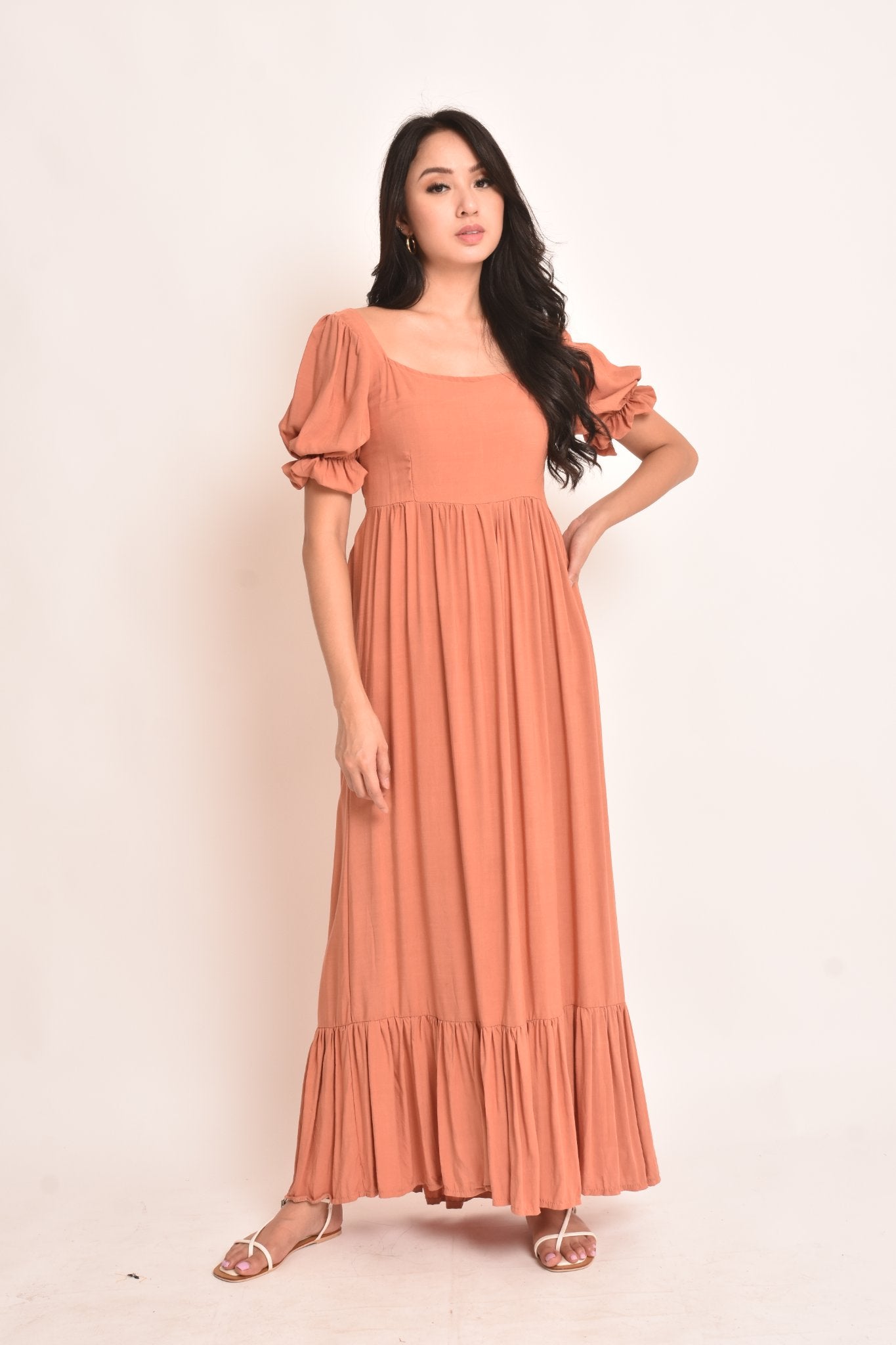 Sabrina Plain Maxi Dress