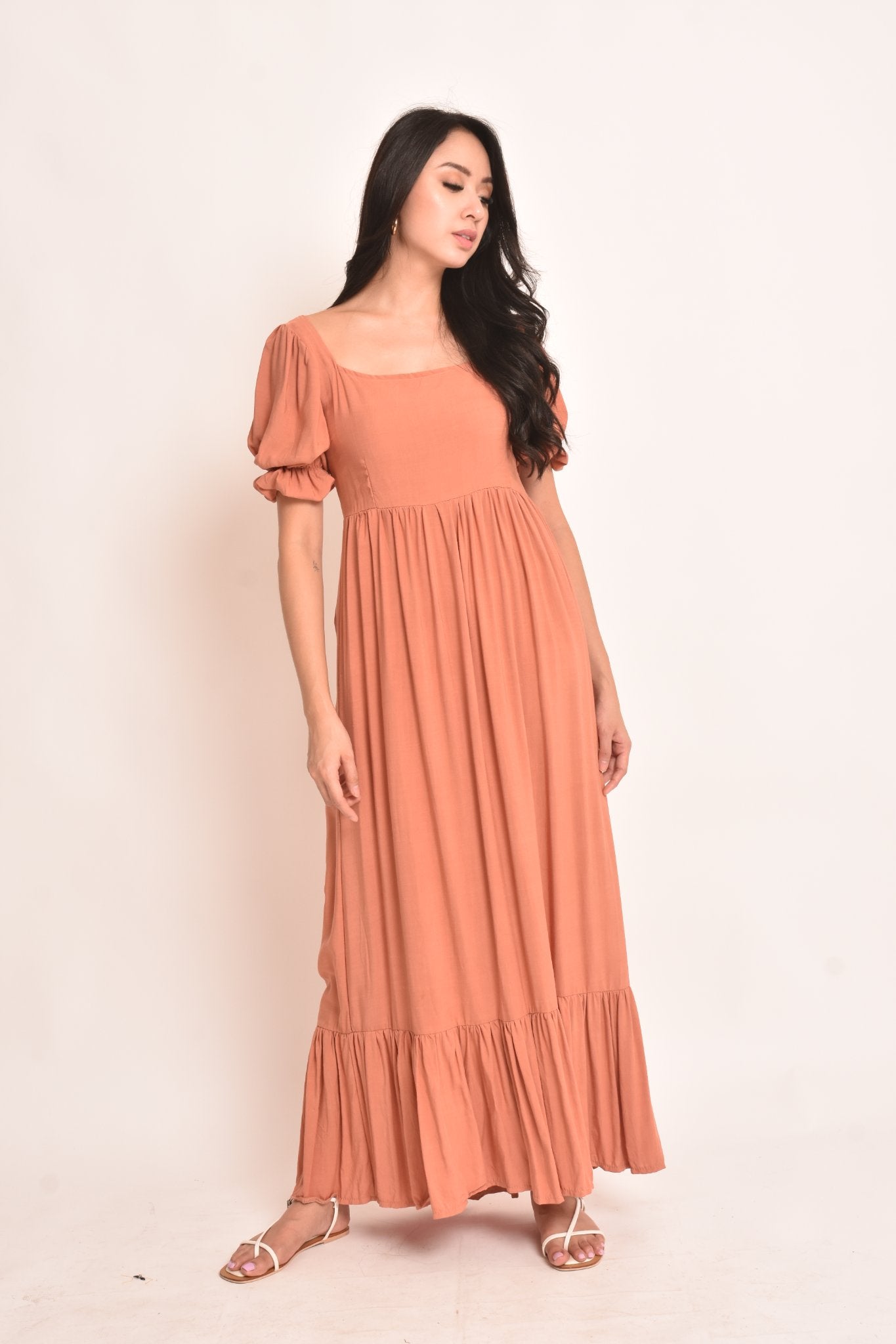 Sabrina Plain Maxi Dress