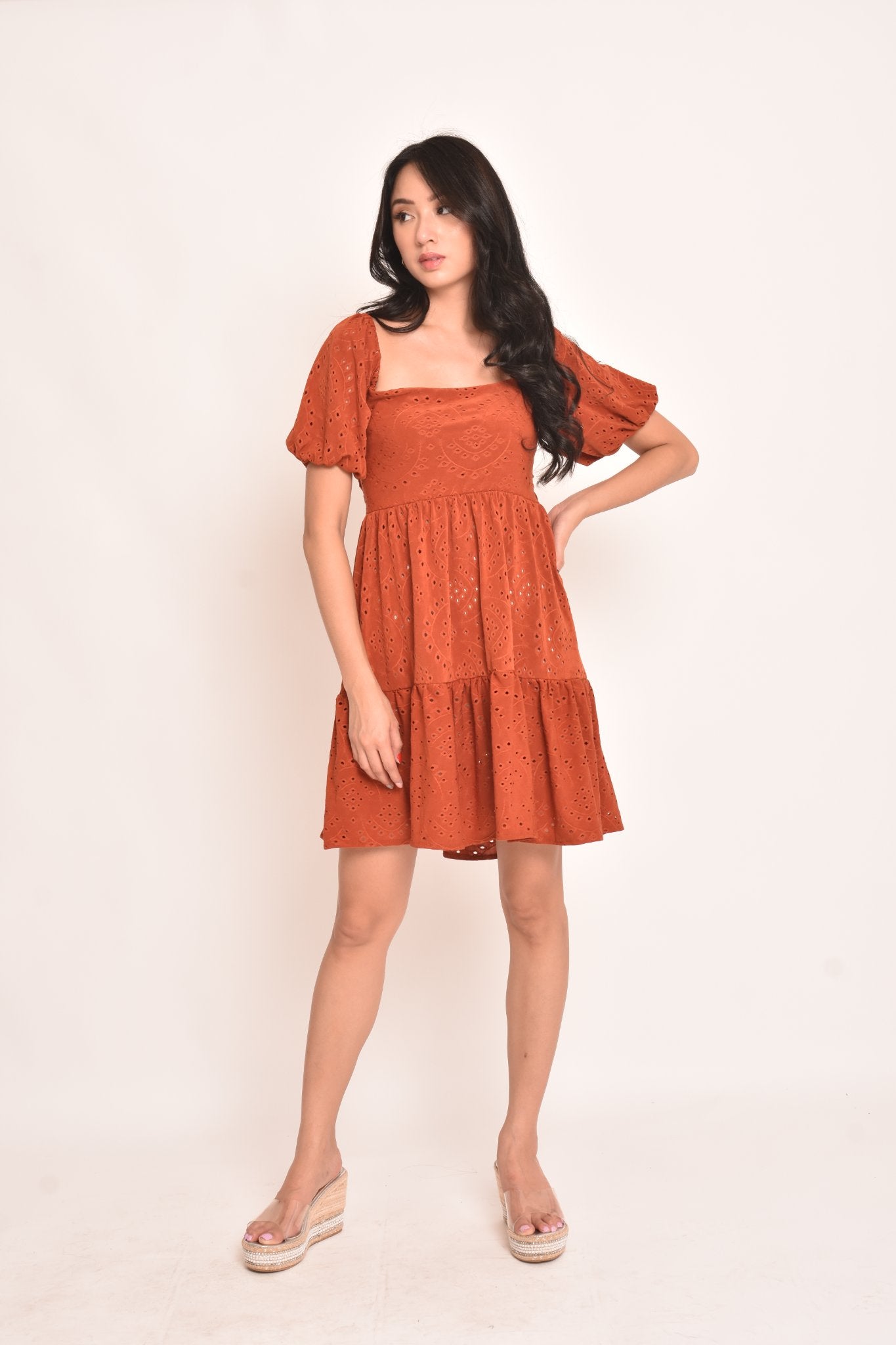 Scarlette Midi Dress Eyelet