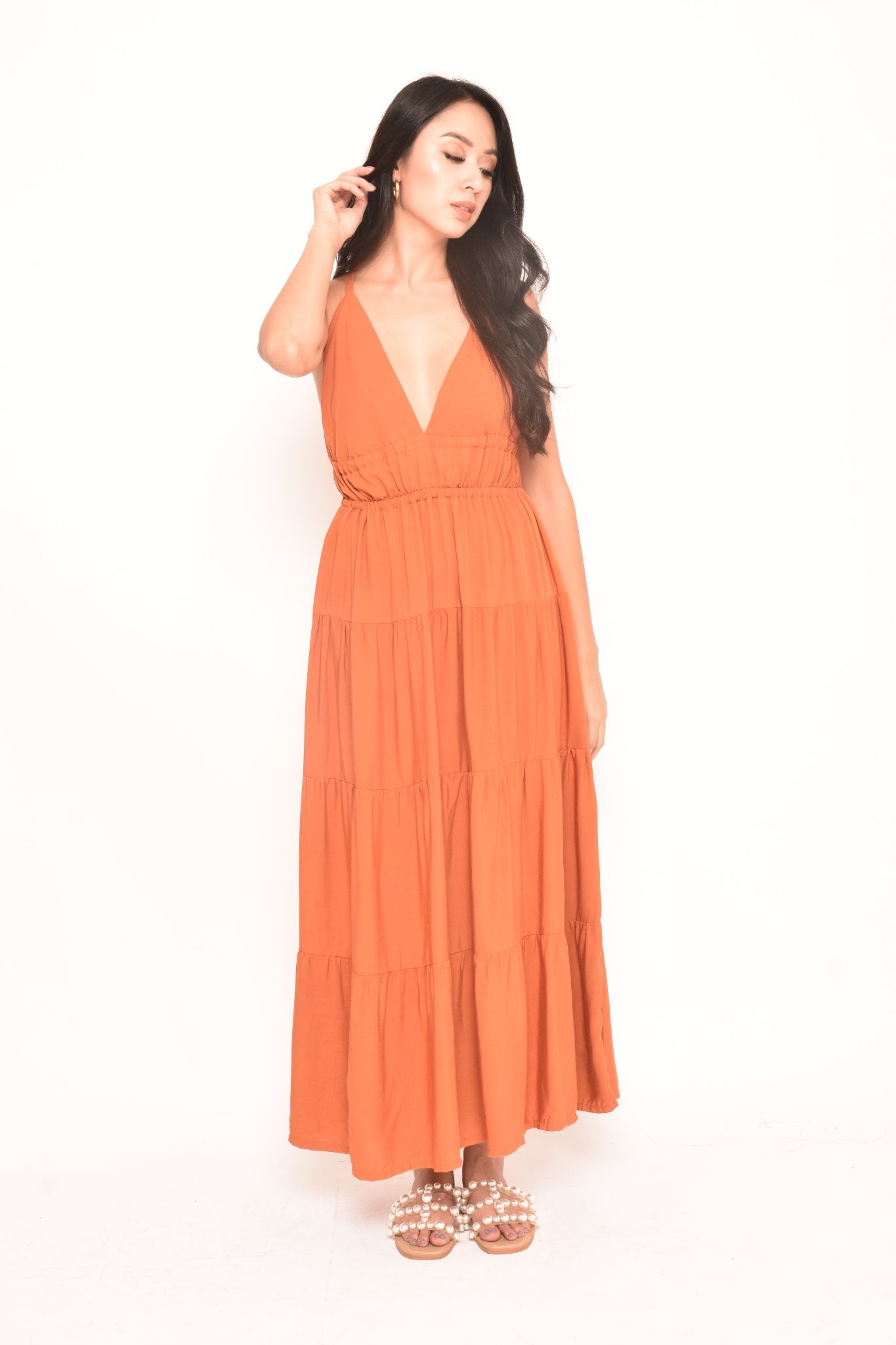 Savannah Plain Maxi Dress