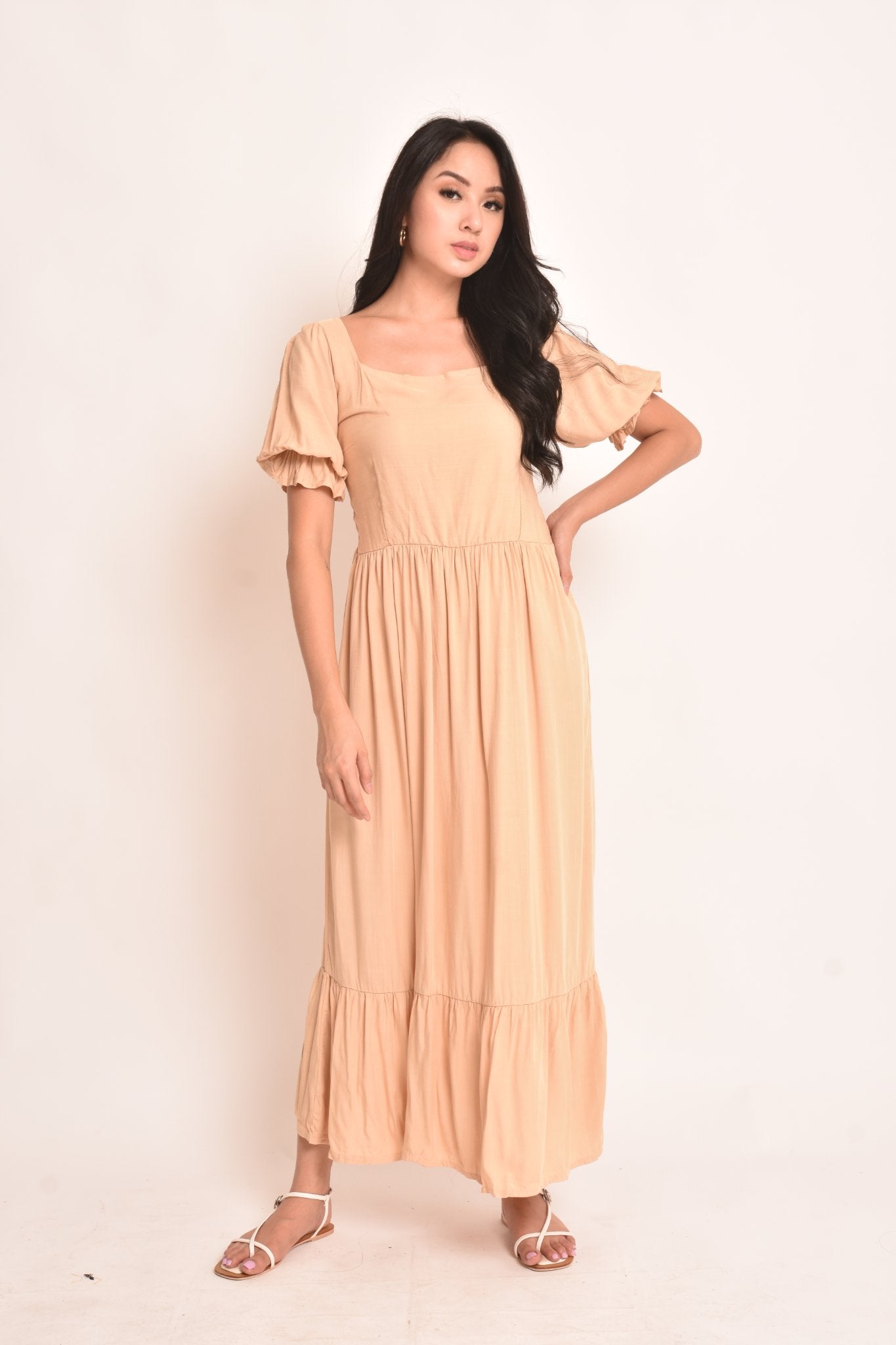 Sabrina Plain Maxi Dress