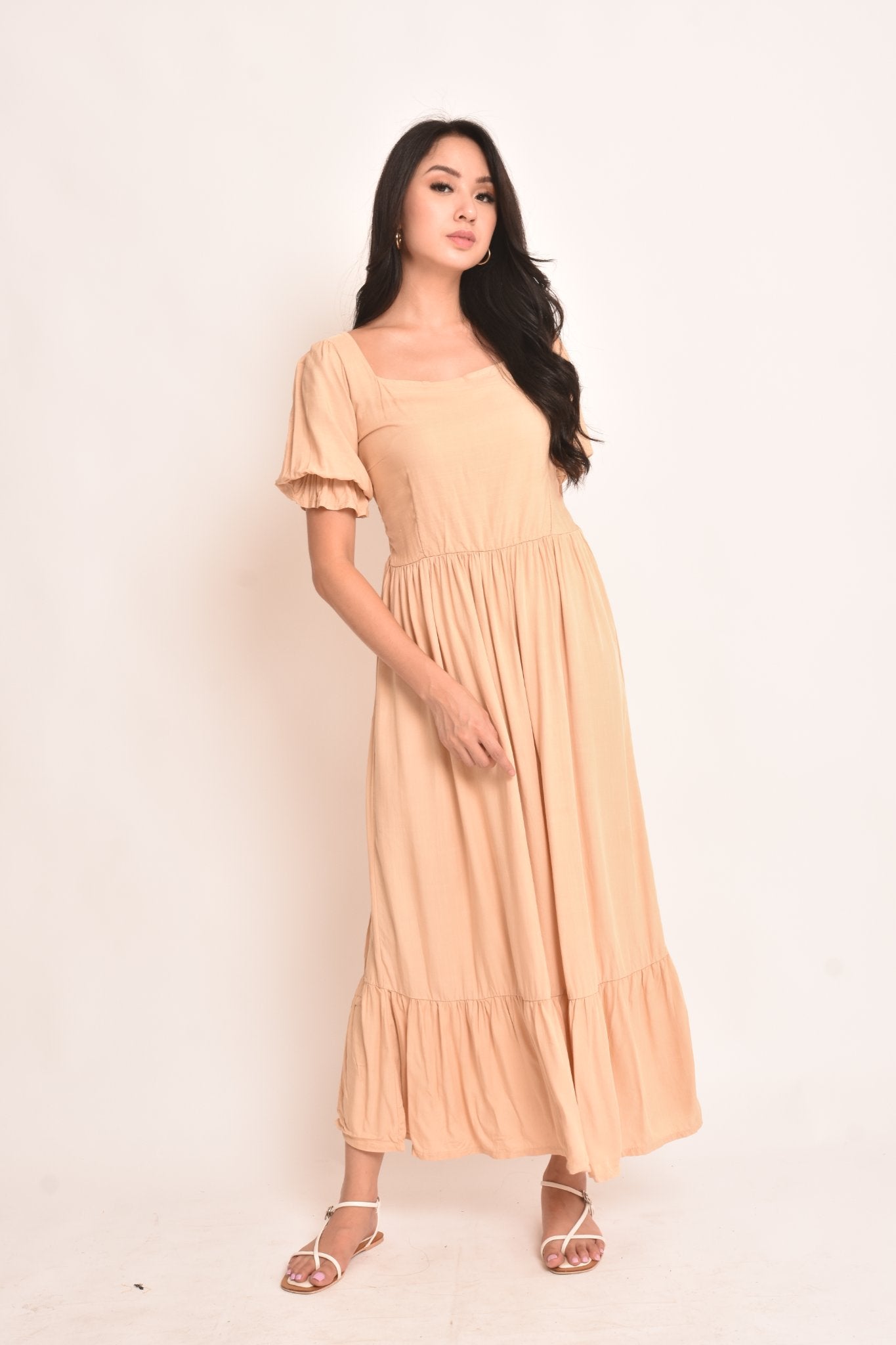 Sabrina Plain Maxi Dress